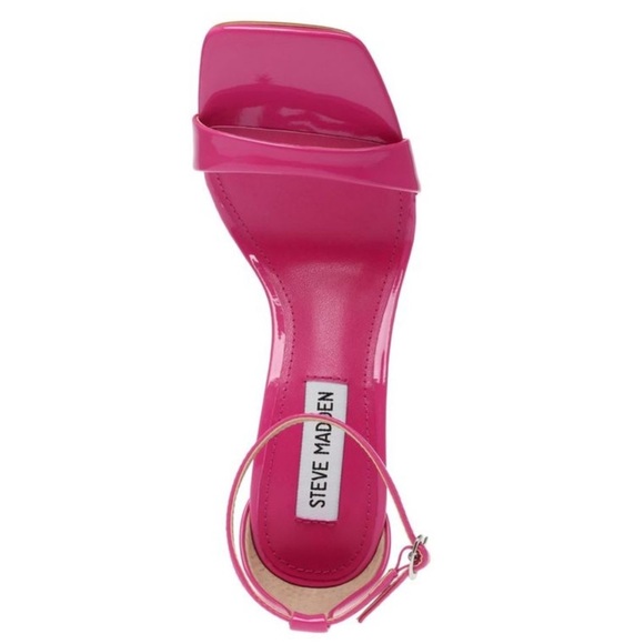 Steve Madden Spree Pink Padded Stiletto Sandals Size 9 - Picture 3 of 9